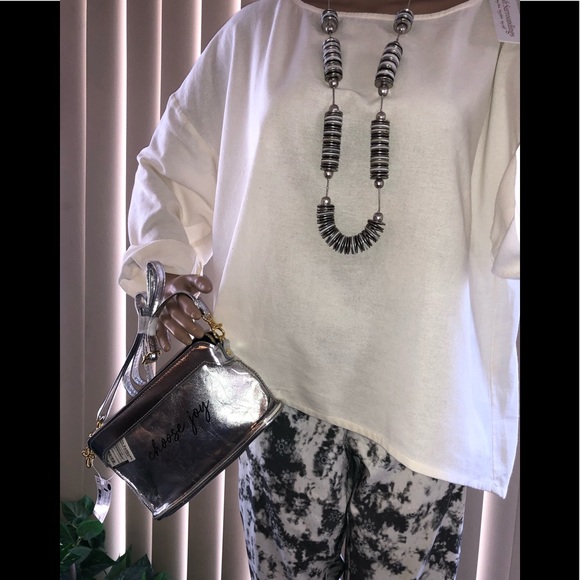 SOFT SURROUNDINGS Gauge Top Only. 100% cotton. Size 14 - Picture 7 of 10